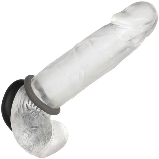Inel Penis Alpha Prolong - Set de 2, Gri, Mărime Unică.