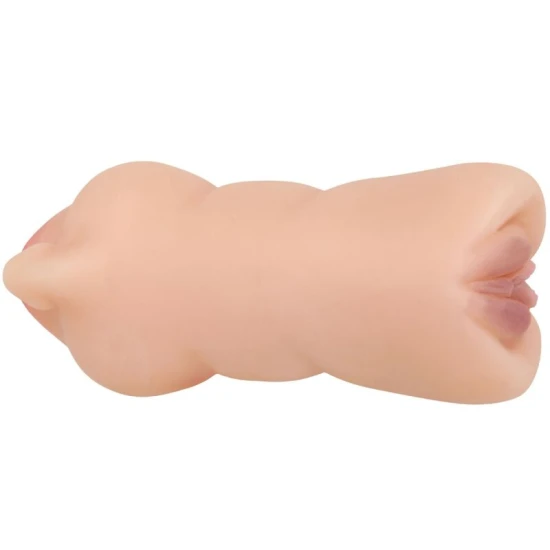 Masturbator Dual Entry - Zoey, Alb, Mărime Unică