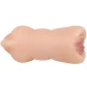 Masturbator Dual Entry - Zoey, Alb, Mărime Unică