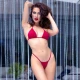 Set Bikini - Intim și Ajustabil, Roșu, S/M