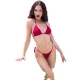 Set Bikini - Intim și Ajustabil, Roșu, S/M
