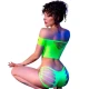 CHILIROSE - Set top și pantaloni scurți, Verde, S/M