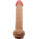 DILDO REALIST CU PIELE GLISANTĂ, CUPĂ DE SUCȚIE, Model Sliding Skin Series, Culoare Flesh, 26 cm