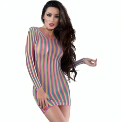 Rochie mini tip seamless CR 4334, multicolor, S/M