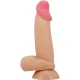 Dildo realist din TPR, culoare flesh, 19,4 cm