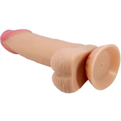 Dildo realist din TPR, culoare flesh, 19,4 cm