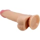 Dildo realist din TPR, culoare flesh, 19,4 cm