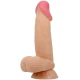 Dildo realist din TPR, culoare flesh, 19,4 cm