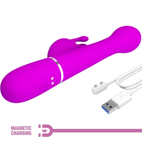 VIBRATOR RABBIT 3 ÎN 1 MULTIFUNCȚIONAL, Violet