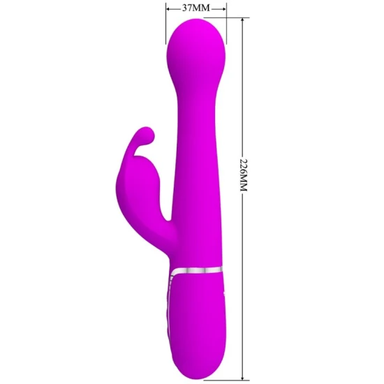 VIBRATOR RABBIT 3 ÎN 1 MULTIFUNCȚIONAL, Violet