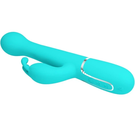 Vibrator Dejon Rabbit 3 In 1 Multifuncțional, 3 în 1, multifuncțional, Verde