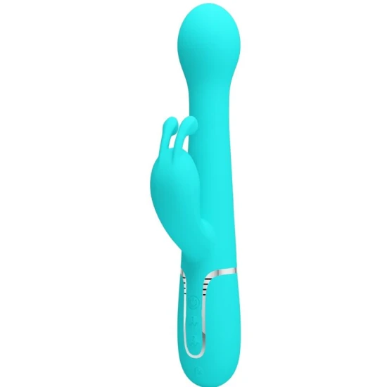 Vibrator Dejon Rabbit 3 In 1 Multifuncțional, 3 în 1, multifuncțional, Verde