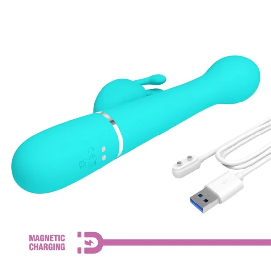 Vibrator Dejon Rabbit 3 In 1 Multifuncțional, 3 în 1, multifuncțional, Verde