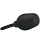Duș anal din cauciuc, negru, USB reîncărcabil