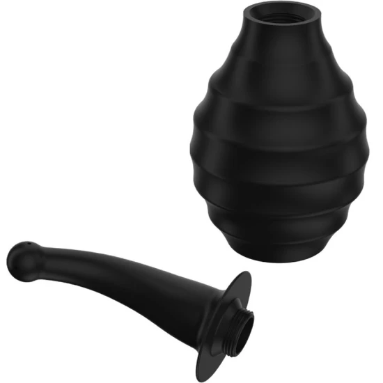 Douche Anal BLKM6 Super Power - Capacitate mare, Negru, Mărime standard.