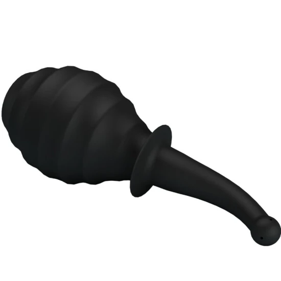 Douche Anal BLKM6 Super Power - Capacitate mare, Negru, Mărime standard.