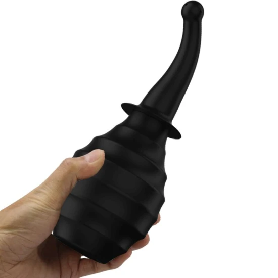 Douche Anal BLKM6 Super Power - Capacitate mare, Negru, Mărime standard.