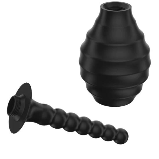 Douche Anal - Super Power, Negru, Mărime Mare