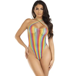 LEG AVENUE - Body tip cross, Multicolor