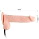DILDO INFLATABIL REALIST, CUPĂ DE ADERENȚĂ 15 CM
