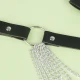 Body sexy Subblime - Lanț din piele, Negru, Mărime unică