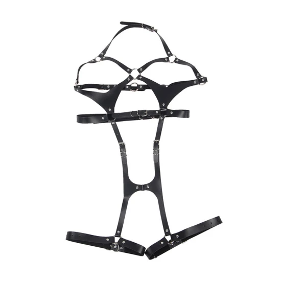Ham Body - Curele din Piele, Negru, Mărime Unică