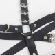 Ham Harness - Cu Inele, Negru, Mărime Unică