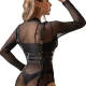Ham Corset cu Detalii Lanț - Negru, Mărime Unică