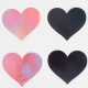 Wow Boobs! Heart Nipple Covers
