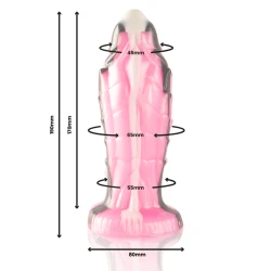 Triton dildo, Roz/Negru