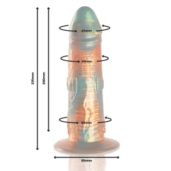DILDO TALOS DIN SILICON, Roz