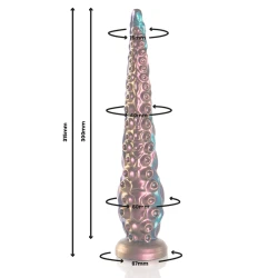 Charybdis - Dildo tip tentacul, Large, Roz