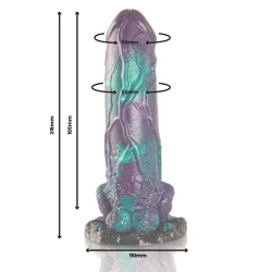 DILDO BASILISK DOUBLE SCALY, Dimensiune mare
