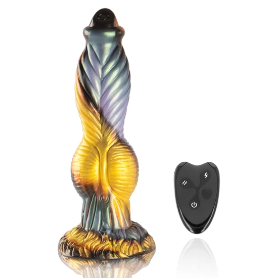 DILDO VIBRATOR REÎNCĂRCABIL CU CONTROL LA DISTANȚĂ, Model Phoenix, Culoare