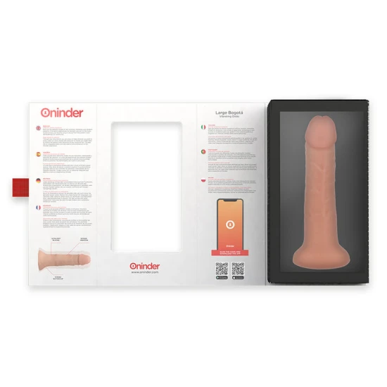 DILDO VIBRATOR MARE, Roz natural, 9 viteze, 22 cm - 4.5 cm - control prin aplicație