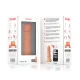 DILDO VIBRATOR MARE, Roz natural, 9 viteze, 22 cm - 4.5 cm - control prin aplicație