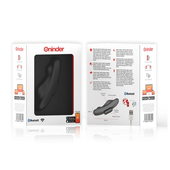 MANILA Panty vibrator reîncărcabil, 9 trepte, 9.6 cm x 2.6 cm - control prin aplicație