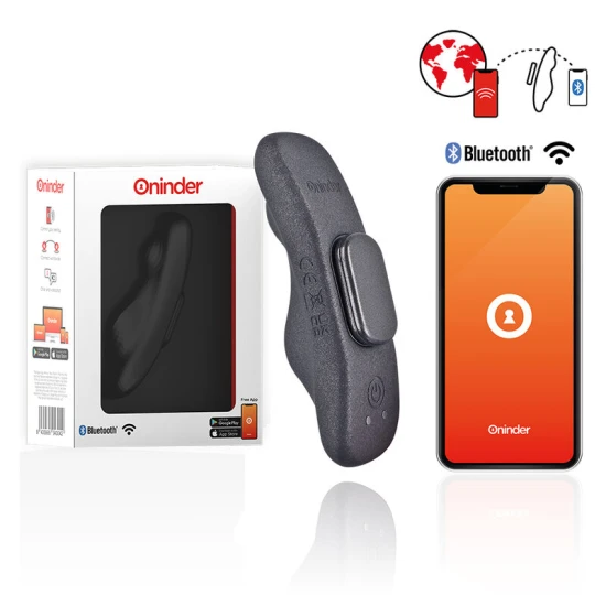 MANILA Panty vibrator reîncărcabil, 9 trepte, 9.6 cm x 2.6 cm - control prin aplicație