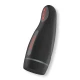 Masturbator masculin reîncărcabil, 10 viteze, Negru cu roșu