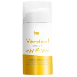 Gel vibrator intim puternic cu miere, lichid stimulativ, 15 ml