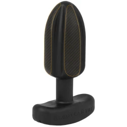 Plug anal electostimulare quadripolar din silicon, negru