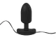 Plug anal electostimulare quadripolar din silicon, negru