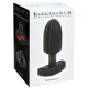 Plug anal electostimulare quadripolar din silicon, negru