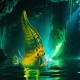 Cetus Verde Tentacul Dildo Silicon Marime Mare