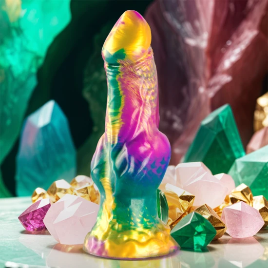 DILDO IRIS, Testicule Curcubeu de Plăcere