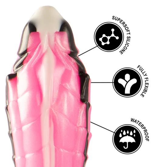 Triton dildo, Roz/Negru