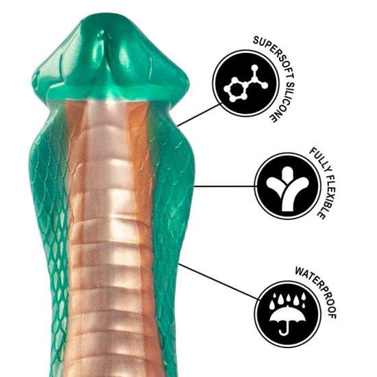 DILDO TIP COBRA, Verde