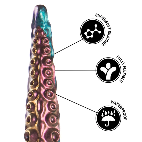 Charybdis - Dildo tip tentacul, Large, Roz
