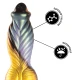 DILDO VIBRATOR REÎNCĂRCABIL CU CONTROL LA DISTANȚĂ, Model Phoenix, Culoare