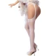 Body sexy CR 4312 - Decupat, Alb, S/M
